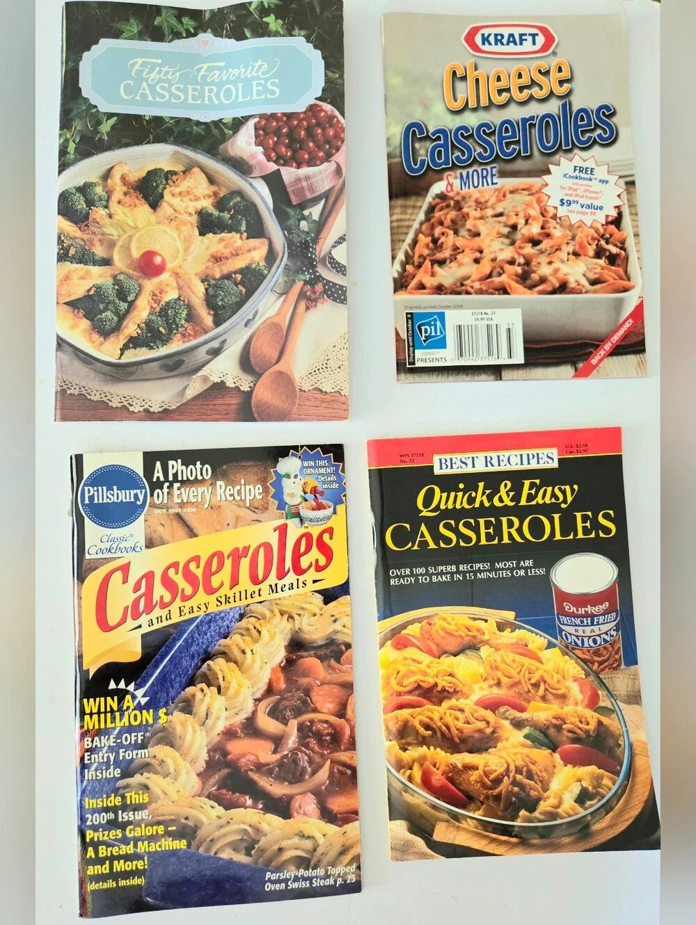 20 CASSEROLES AND ONE DISH MEALS RECIPE COOKBOOKS BOOKLETS